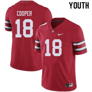 NCAA Ohio State Buckeyes Youth #18 Jonathon Cooper Red Nike Football College Jersey HXU5345FU